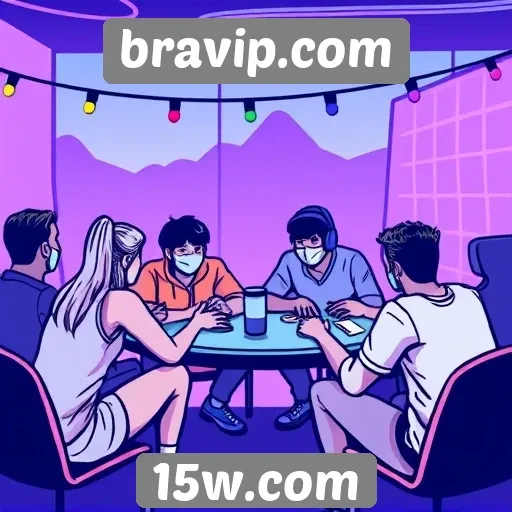 comunidade de jogadores se reúne em bravip.com